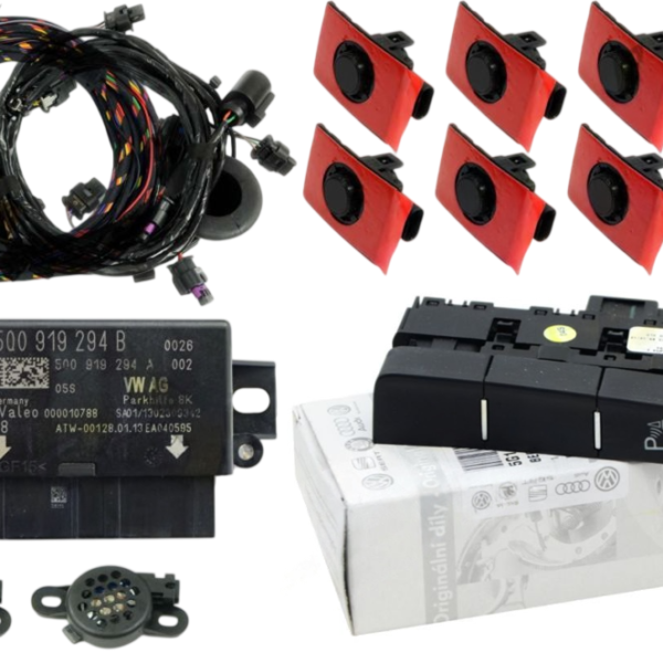 Genuine Volkswagen OEM Retrofit Kit - OPS Parking Sensors – Front + Rear – Golf 7 5Q