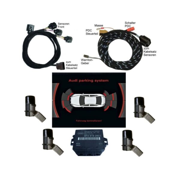 Genuine Audi OEM Retrofit Kit – OPS Parking Sensors – Front Only – A3 8P
