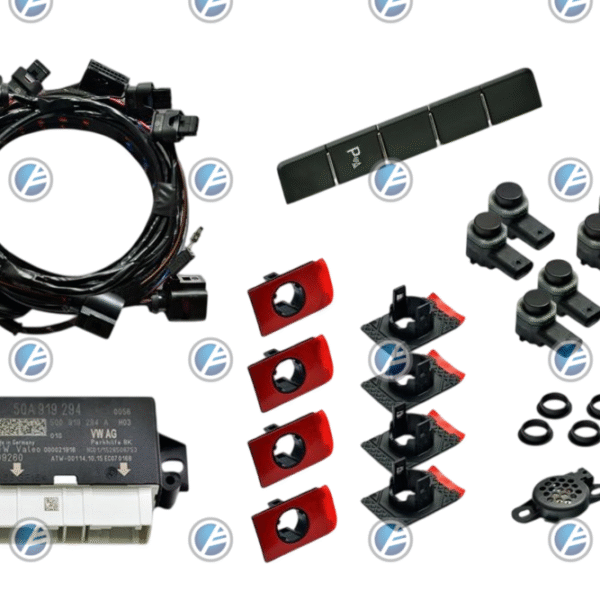 Genuine Skoda OEM Retrofit Kit - OPS Parking Sensors – Front + Rear – Superb 3V Facelift