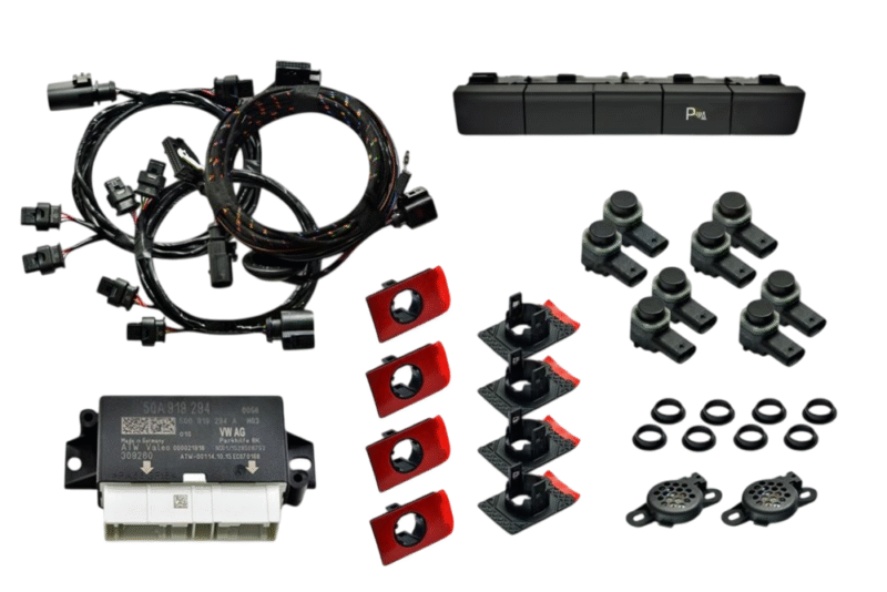 Genuine Skoda OEM Retrofit Kit – OPS Parking Sensors – Front + Rear – Octavia 5E Facelift