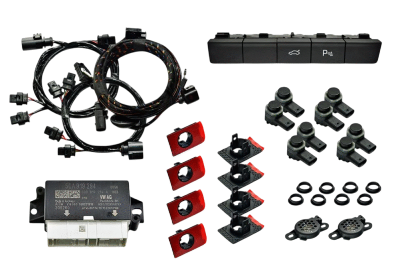 Genuine Skoda OEM Retrofit Kit – OPS Parking Sensors – Front + Rear – Octavia 5E Facelift