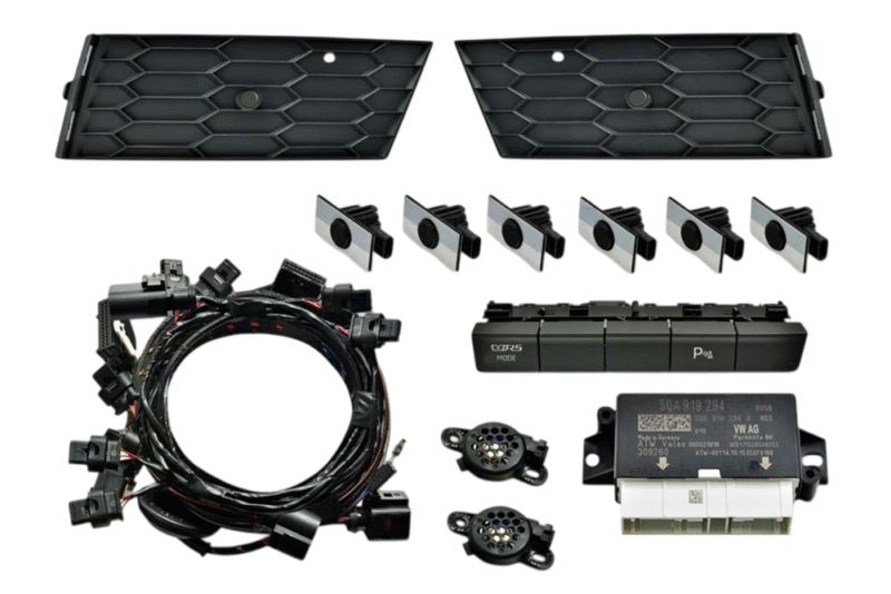 Genuine Skoda OEM Retrofit Kit – OPS Parking Sensors – Front + Rear – Octavia 5E - VRS Facelift
