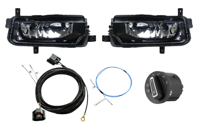 Genuine Volkswagen OEM Retrofit Kit - Fog Lights - Complete Kit with Auto Light Assist - T6.1 SH