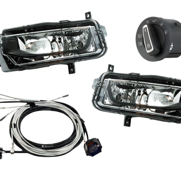 Genuine Volkswagen OEM Retrofit Kit – Fog Lights – Complete Kit with Auto Light Assist – T6 SG