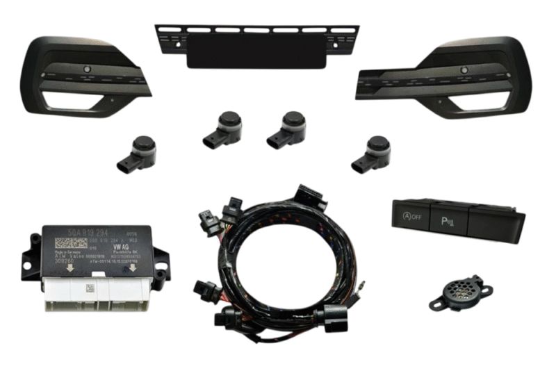 Genuine Volkswagen OEM Retrofit Kit – OPS Parking Sensors – Front Only with Fog Light – T6.1 SH