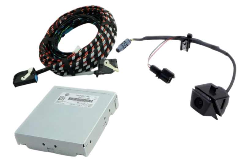 Genuine Volkswagen OEM Retrofit Kit - Rear View Camera (High) - Tailgate - T5 7E/7H
