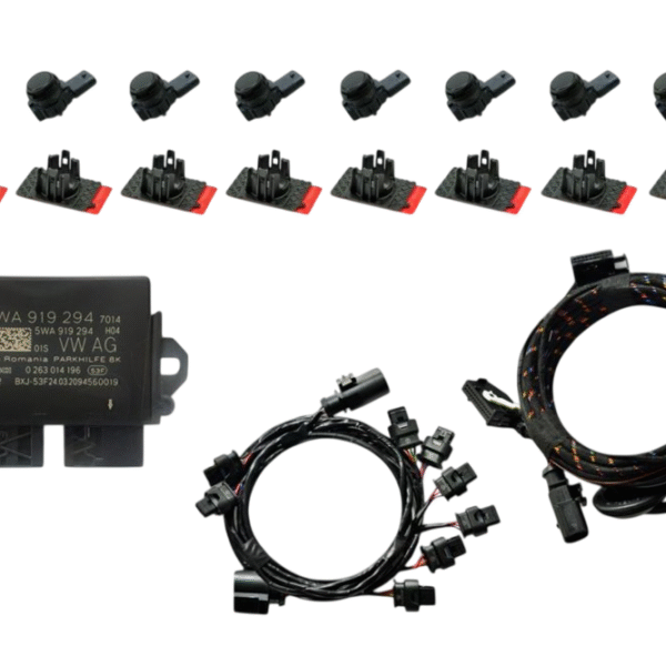 Genuine Volkswagen OEM Retrofit Kit – OPS Parking Sensors – Front + Rear – Caddy SB