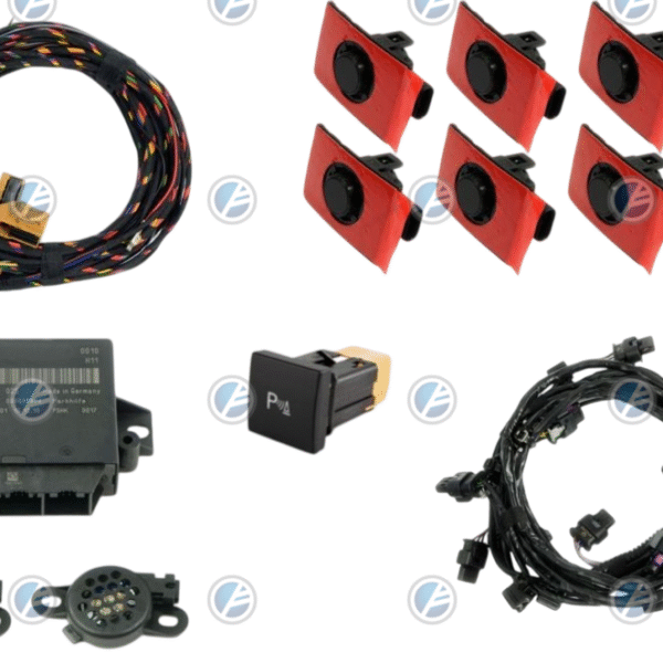 Genuine Volkswagen OEM Retrofit Kit - OPS Parking Sensors – Front + Rear – Caddy 2K