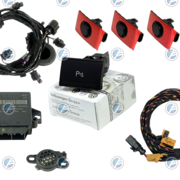 Genuine Volkswagen OEM Retrofit Kit - OPS Parking Sensors – Front Only – Amarok 2H